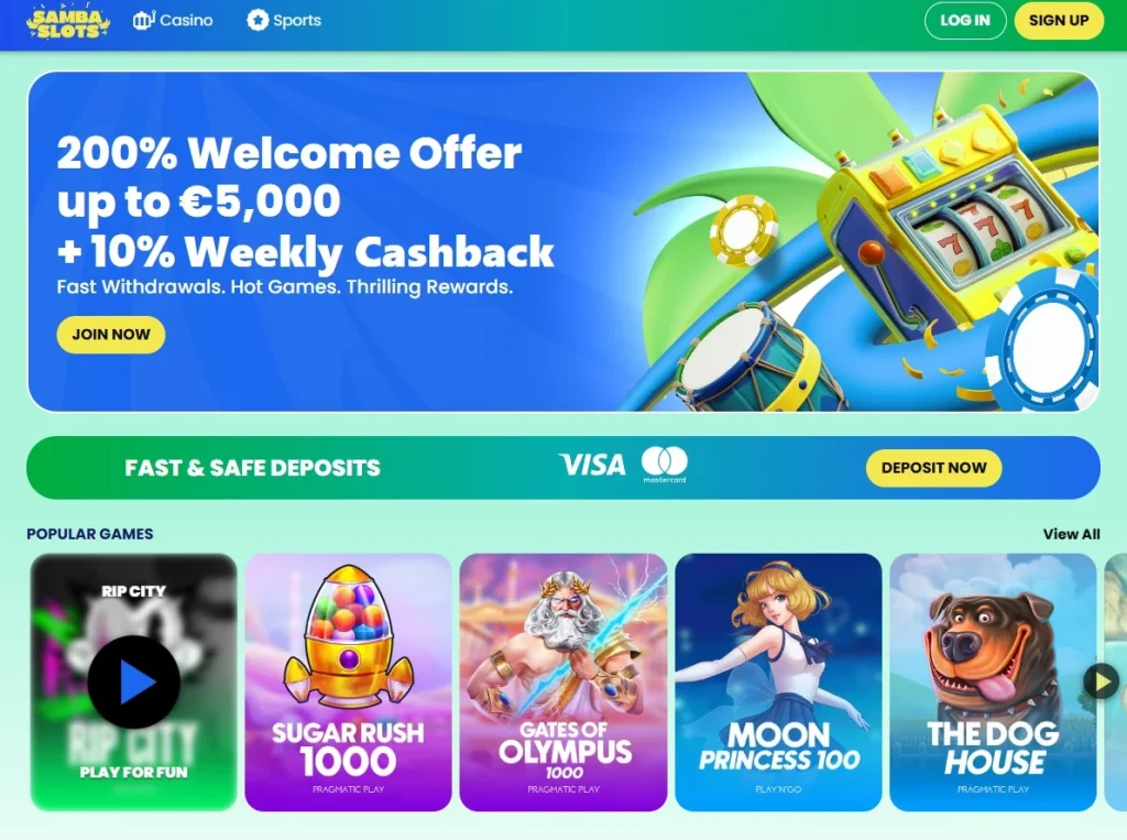 samba-slots-homepage