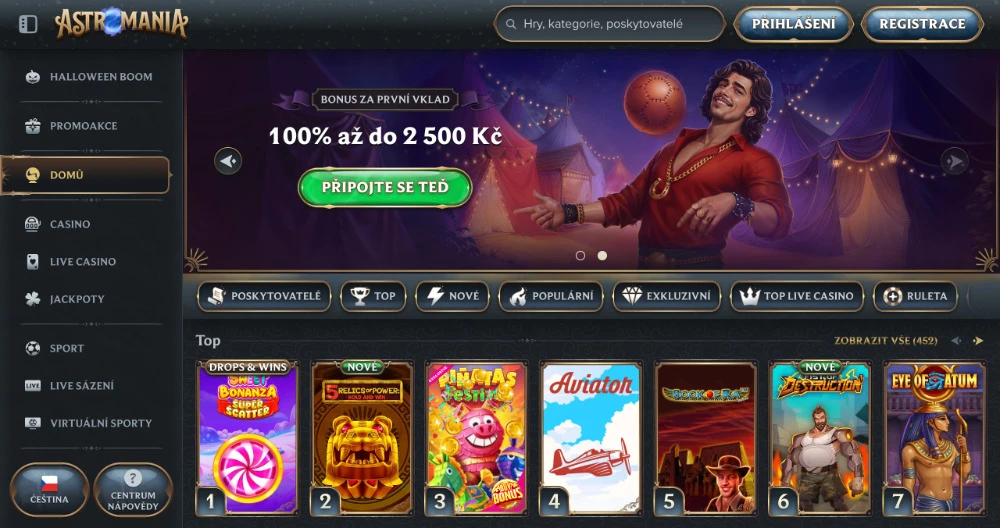 astromania-casino-lobby