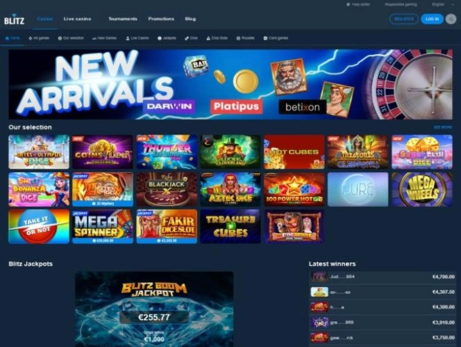 biltz-casino-homepage
