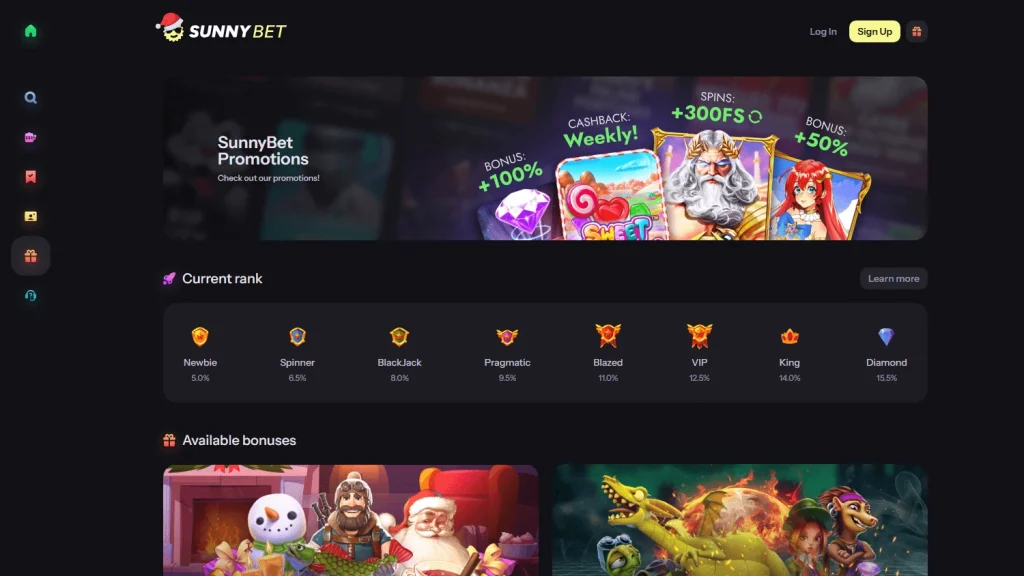 sunnybet-casino-promotions